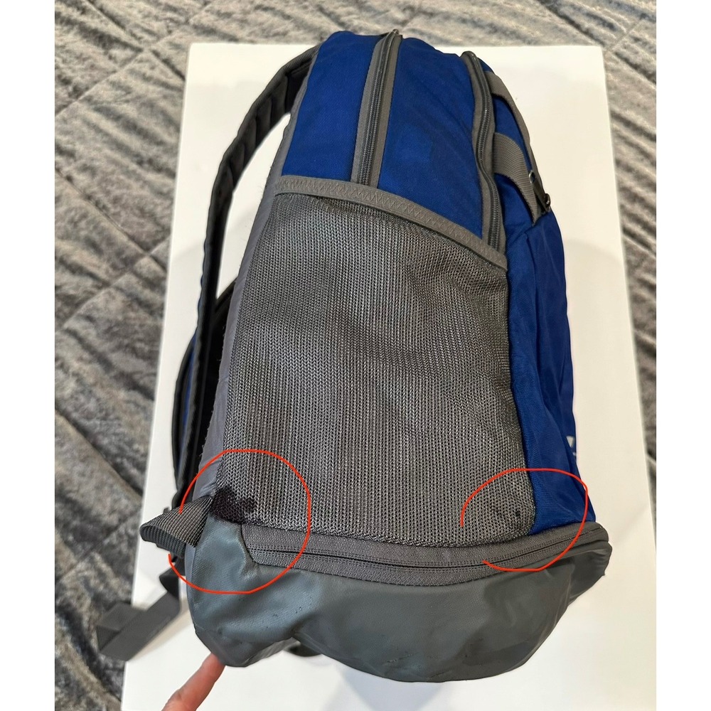 Under Armour Hustle 3.0 Backpack Royal/Graphite Used Condition